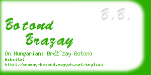 botond brazay business card